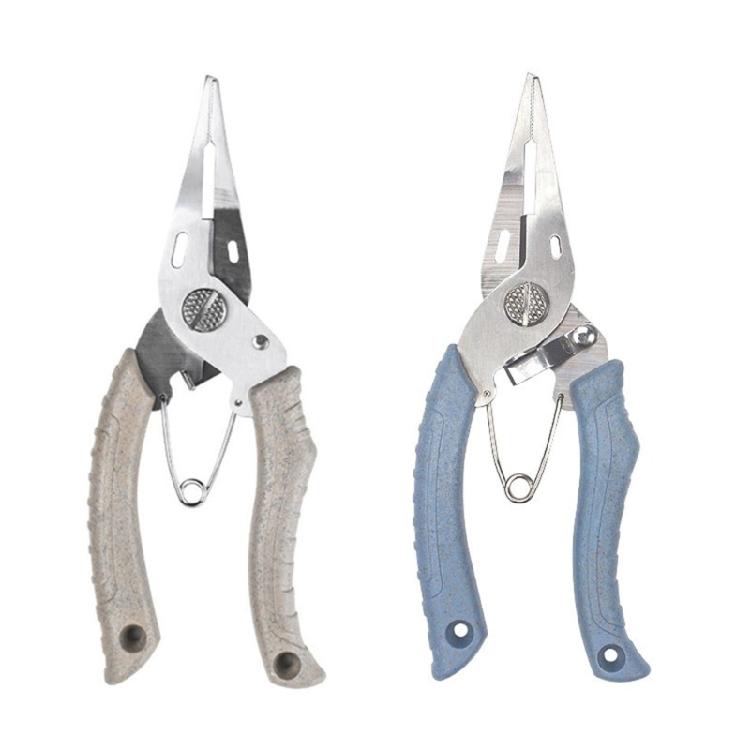 Fishing Pliers Multifunctional Needle Nose Pliers & Line Cutter Fishing Gripper Fishing Tool Scissors Easy to Use
