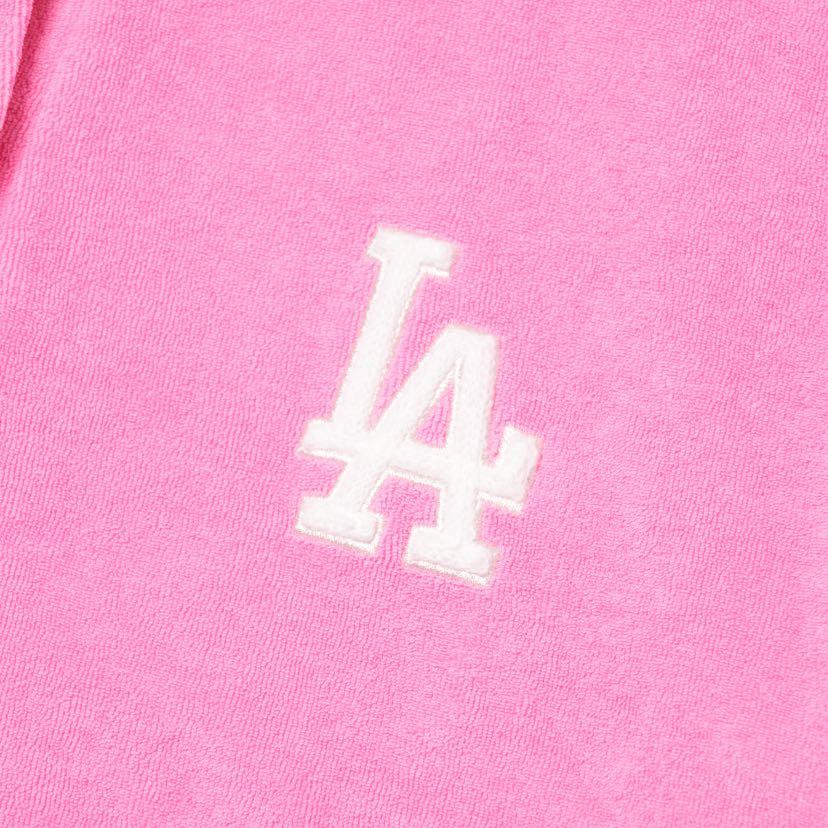 New MLB Short Sleeved Dresses Women's Pink 3FOP63023-07PKS