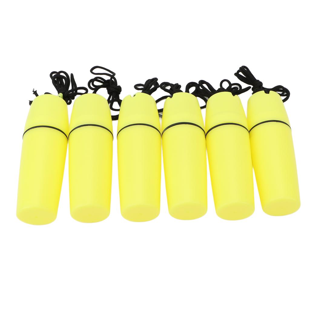 6PCS Kayak Container Bottle ABS Waterproof Portable Kayak Sealed Bottle Dry Canister with Hook Rope for Diving