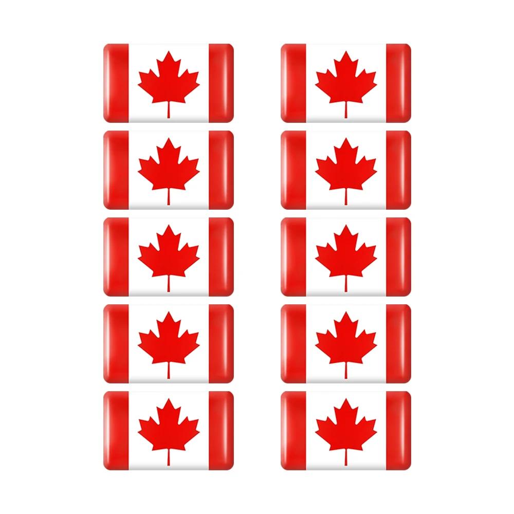 10 szt. Naklejki z flagami epoksydowymi Naklejka do dekoracji wnętrza samochodu dla Zjednoczonych Emiratów Arabskich Tajlandii Holandii Rosji Brazylii Włoch Odznaka