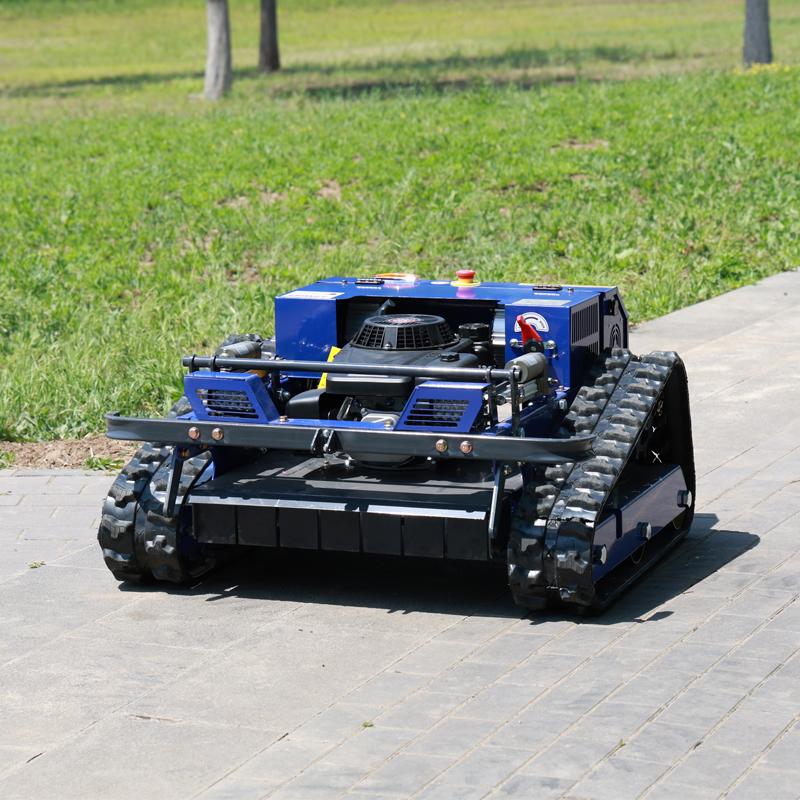 CE EPA Certified Crawler Remote Control Lawn Mower for Orchard Hillside Slope Grass Weeding Machine