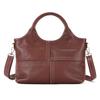 Genuine Leather Single-shoulder Bag Fashionable Top-grain Cowhide Texture Handbag Large-capacity Versatile Commuting Bag