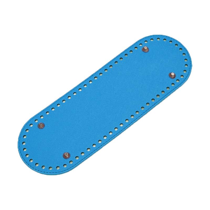 30*10Cm Oválné Dno Pro Pletenou Tašku PU Kožené Doplňky K Tašce Ručně Vyráběné Dno DIY Háčkované Dno Tašky Jednobarevná Část Tašky