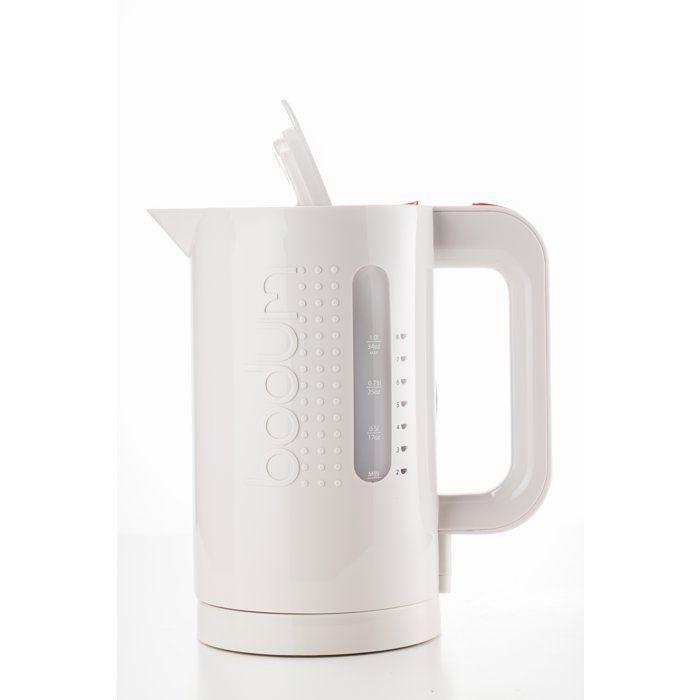Bouilloire électrique - BODUM - BISTRO - 700 W - 0,5 L - Blanc