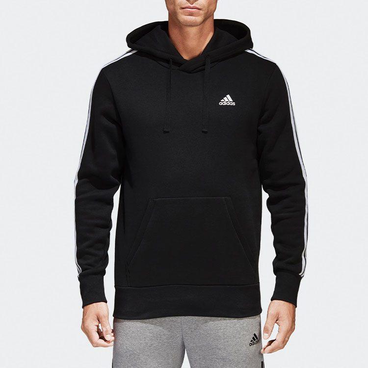 adidas Sweatshirts Men's Black Hooded Moderate Regular BR3588