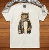 Katze im Keffiyeh Thobe Hemd, Palästina Solidaritäts T-Shirt, Comfort Colors stückgefärbt