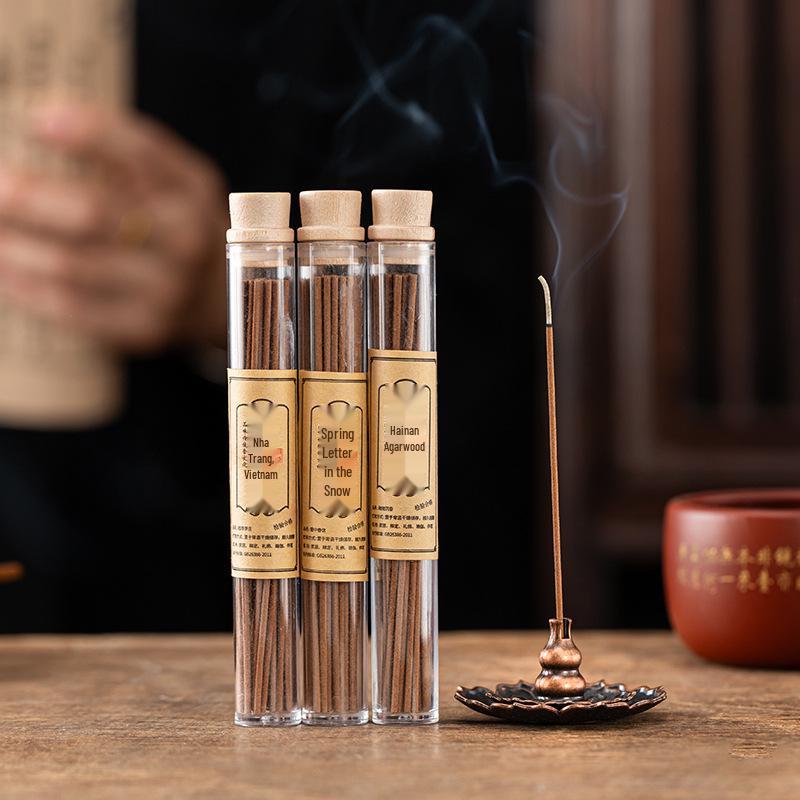10cm Sandalwood Incense Sticks: Long-lasting, Deodorizing, Convenient 5g Packs for Indoor Use