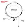 Dark Gothic Style Glass Crystal Pendant Necklaces for Women Girls Punk Creative CCB Beaded Choker Necklace Y2K Fashion Jewelry