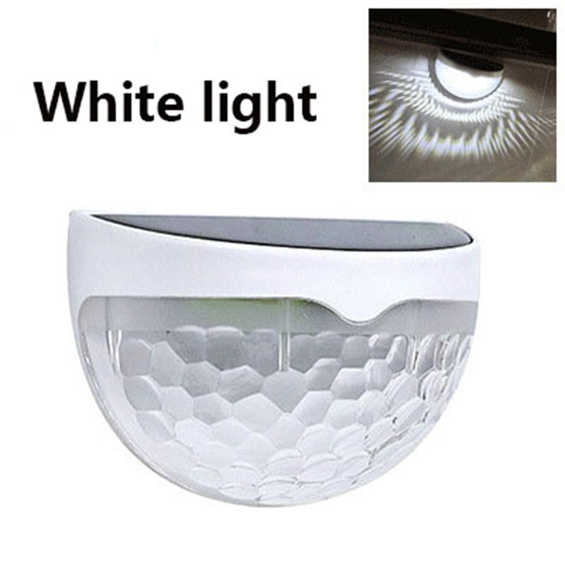 Solar-Powered Half-Circle Fence Lights Outdoor Wall Sconces Ambient Lighting Home Stair Lights Pillar Lights Outdoor Night Lights