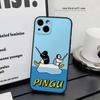 Cartoon P-pingu Kawaii Penguin Phone Case Silicone Soft For IPhone 17 Air 16 15 14 13 12 11 Plus Pro Max Plus