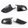 Carbon Fiber Pattern Black Rearview mirror cover for BMW X3 G01 X4 G02 X5 G05 X7 G07 X6 G06 2018- Side wing overlay