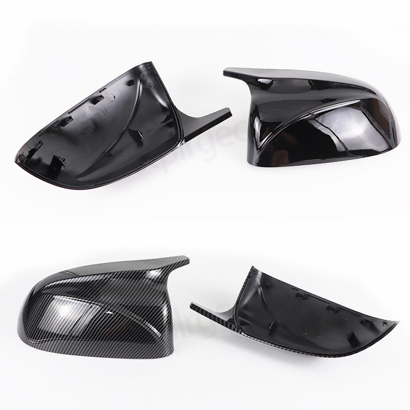 Carbon Fiber Pattern Black Rearview mirror cover for BMW X3 G01 X4 G02 X5 G05 X7 G07 X6 G06 2018- Side wing overlay