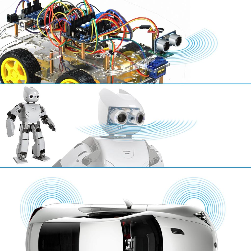 HC-SR04 Ultrasonic Sensor Distance Module for Nano Robot XBee ZigBee by ElecRight for Ultrasonic Proximity Sensors Motion