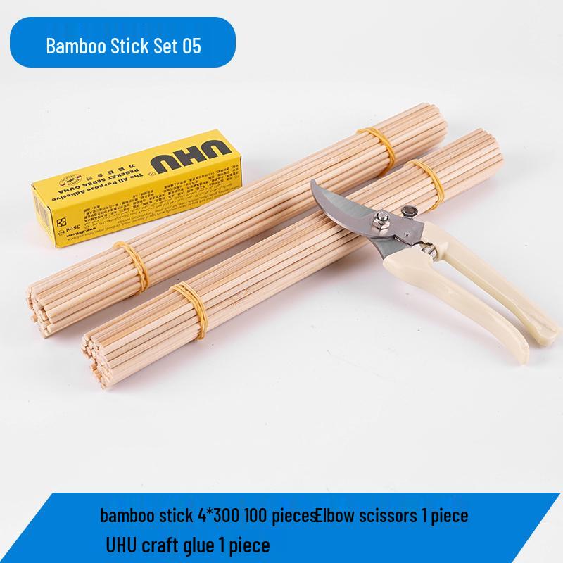 Bamboo and Wooden Craft Sticks: DIY Model Strips and Slices