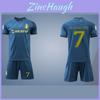 22-23 Suudi Arabistan'ın Muzaffer Takımı Ronaldo Futbol Forması 7 Çocuk Futbol Takımı Üniforması Baskılı Numara