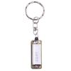Swan 4-Hole Mini Harmonica Necklace Keychain - 8-Tone Wind Instrument
