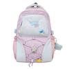School Bag, Middle School Student Backpack, Fashionable Color-block Large Capacity Backpack for Women, Summer Korean Style INS College Student Travel