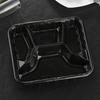 Disposable 4-Compartment Plastic Meal Boxes
