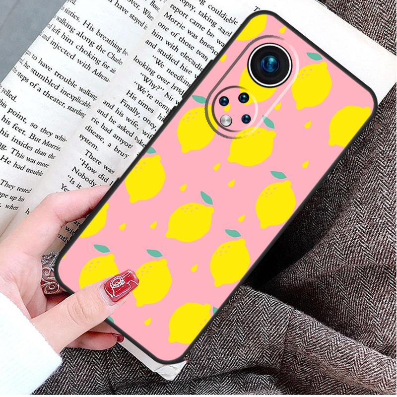 Summer Fruit Lemon Case For Honor 90 Lite 70 50 Magic 6 5 Pro Honor X8a X9a X6a X7a X8 X9 X8b X9b Back Cover