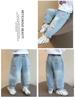 Kuromi Girls' Loose Fit Jeans, Spring/Autumn 2025 Fashionable Style
