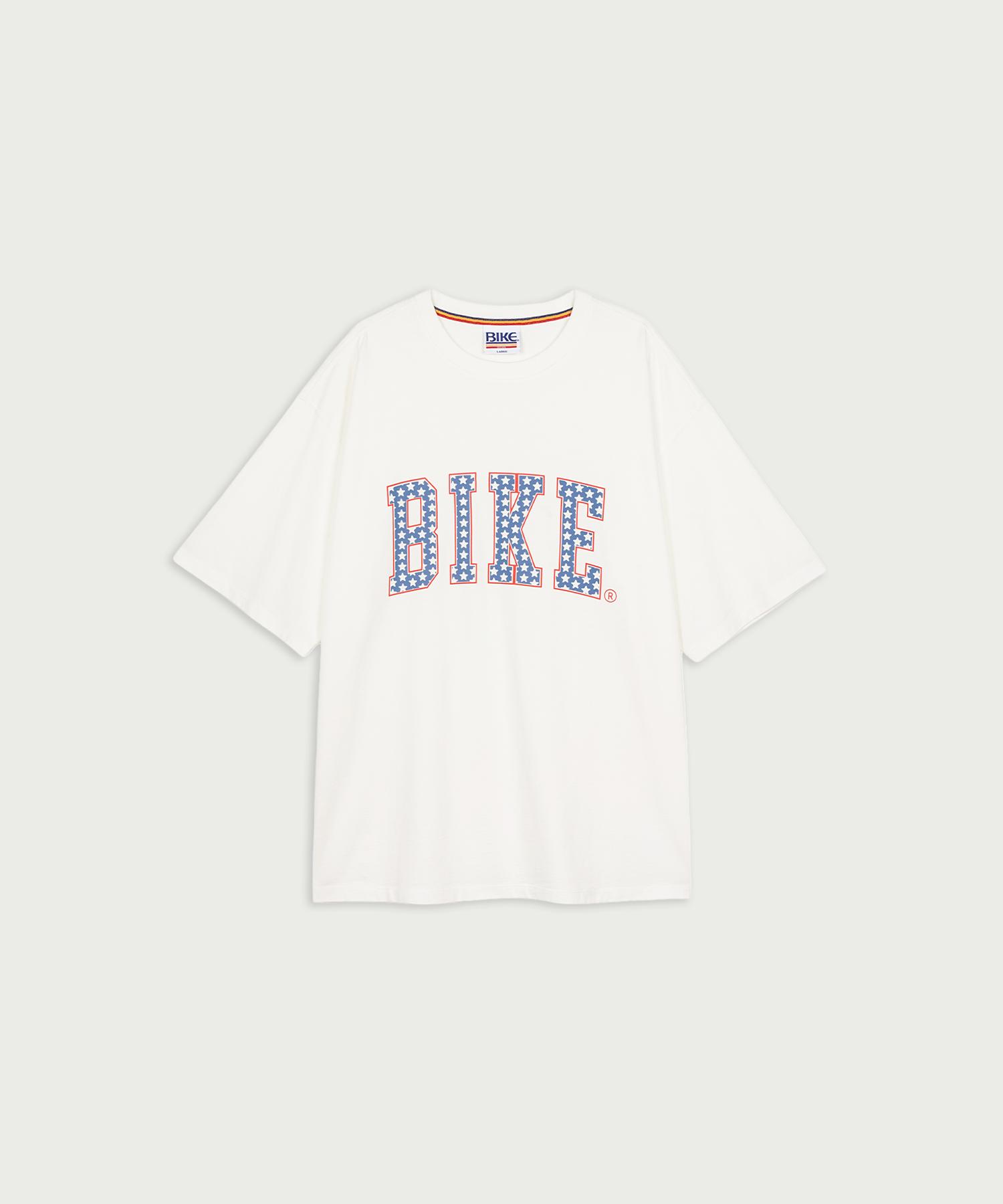 Белая футболка с логотипом Bike Star Arch Wh/L