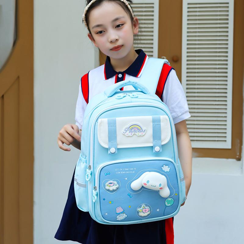 School bag for primary school students Grades 1-3 Girls love backpacks Cartoon lightweight large-capacity children's backpacks