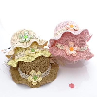 Hats Summer Children's Sun Hats Girls' Fashionable Straw Hats Big Brims Fisherman Hats Princess Cute Sun Hats