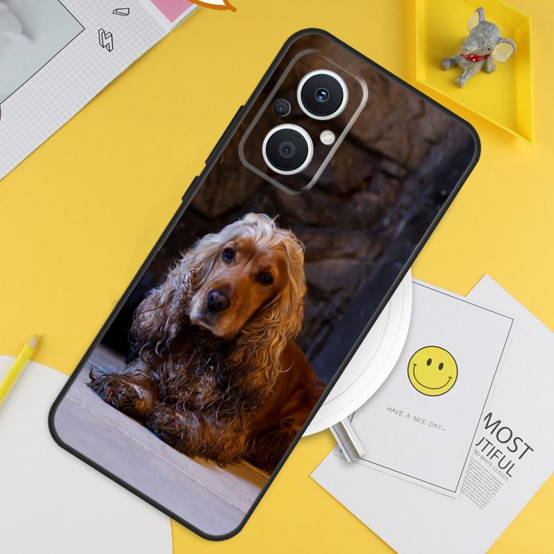 Cocker Spaniel Dog For OPPO Reno 14 12 11 10 13 Pro 8T 11F 12F 13F 14F 7 8 Lite OPPO Find X9 X8 X6 X5 Pro Case