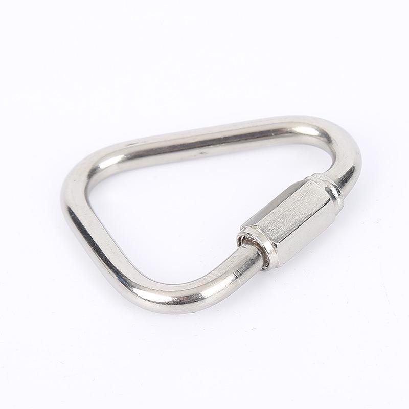 304 Stainless Steel Triangle Quick Link Climbing Buckle