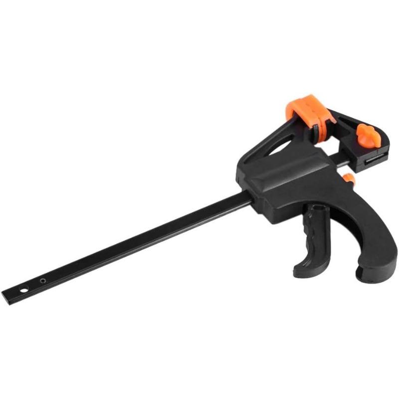 1pcs Plastic Woodworking Clip Bar F Clamp Grip Quick Ratchet Release Squeeze DIY Hand Gadget Tool