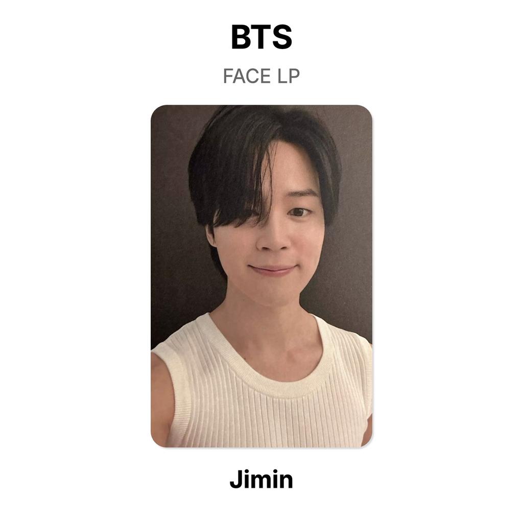 BTS FACE LP Official Photocard