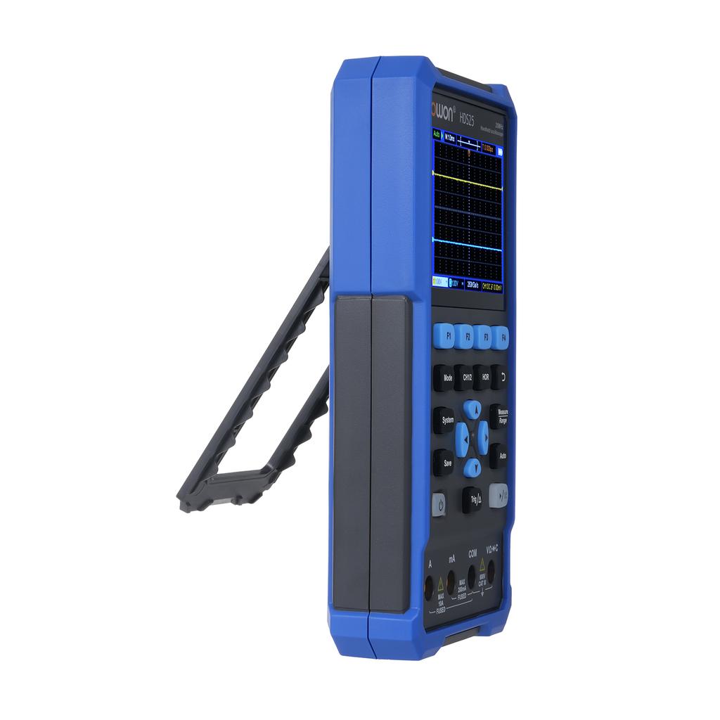 2in1 Oscilloscope Multimeter Dual Channel 25MHz Bandwidth Handheld Portable Oscilloscope 10,000 Wfms S 20,000 Counts