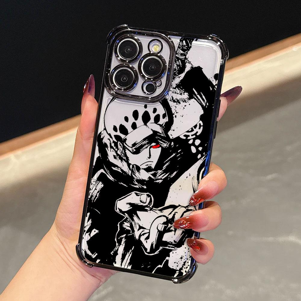 Japanese Anime O-One Piece Art Funda For iPhone 17 Pro 16 15 14 13 12 11 Pro Max Case 17 Plus 17E 16E 17Air Silicone Phone Cover