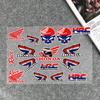 For HONDA Reflective Motorcycle Stickers, 3M Safety Warning At Night In The Dark Scooter Helmets KP5