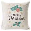 Christmas Pillow, Home Sofa, Linen Cushion Cover, Car Waist Pillow Cover, Children's Pillow Cover