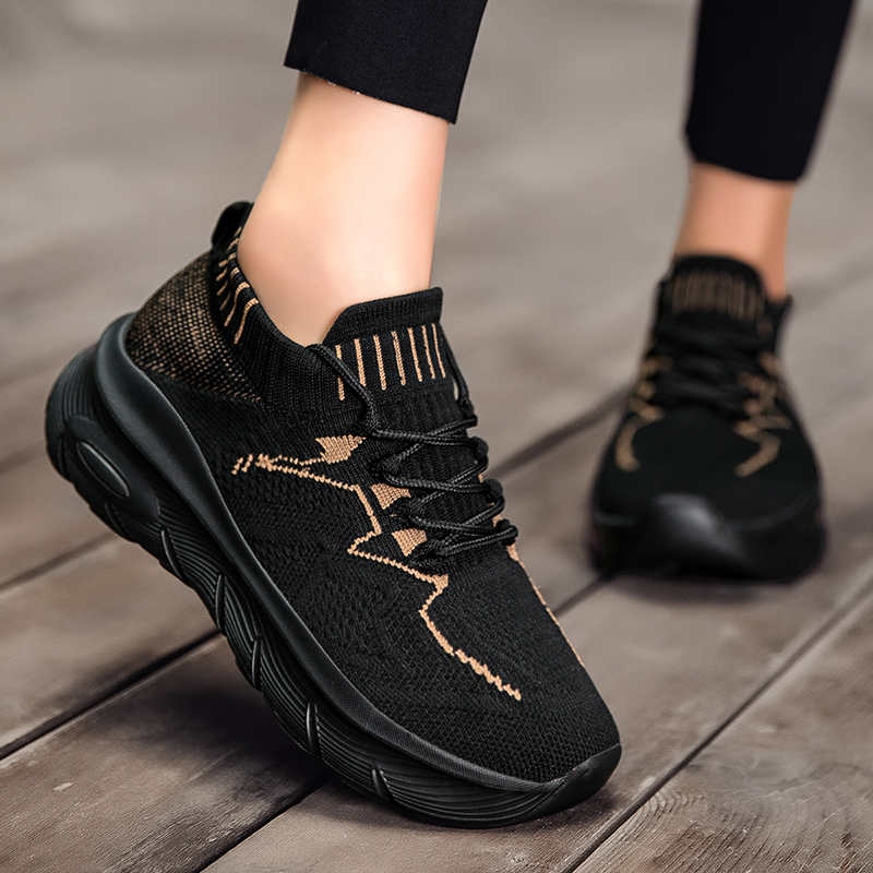 Fashion Hiphop Round Toe Sneakers Designer Luxury Woven Casual Women's Shoes Women's Boot Tennis Sports Type Low Cost Model Sunny