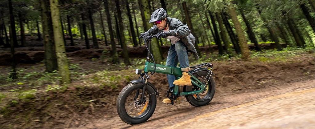 ENGWE Folding Electric Bicycle, 48V 13.5Ah Battery, Range Up To 120km, Foldable Design, All-terrain Application, EP-2 3.0 Boost