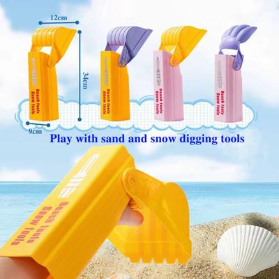Hand Digger Toy Excavator Arm Sand Digger Toy Hand Shovel Toy for Sand Snow Digging Indoor Outdoor Play Toy for Children