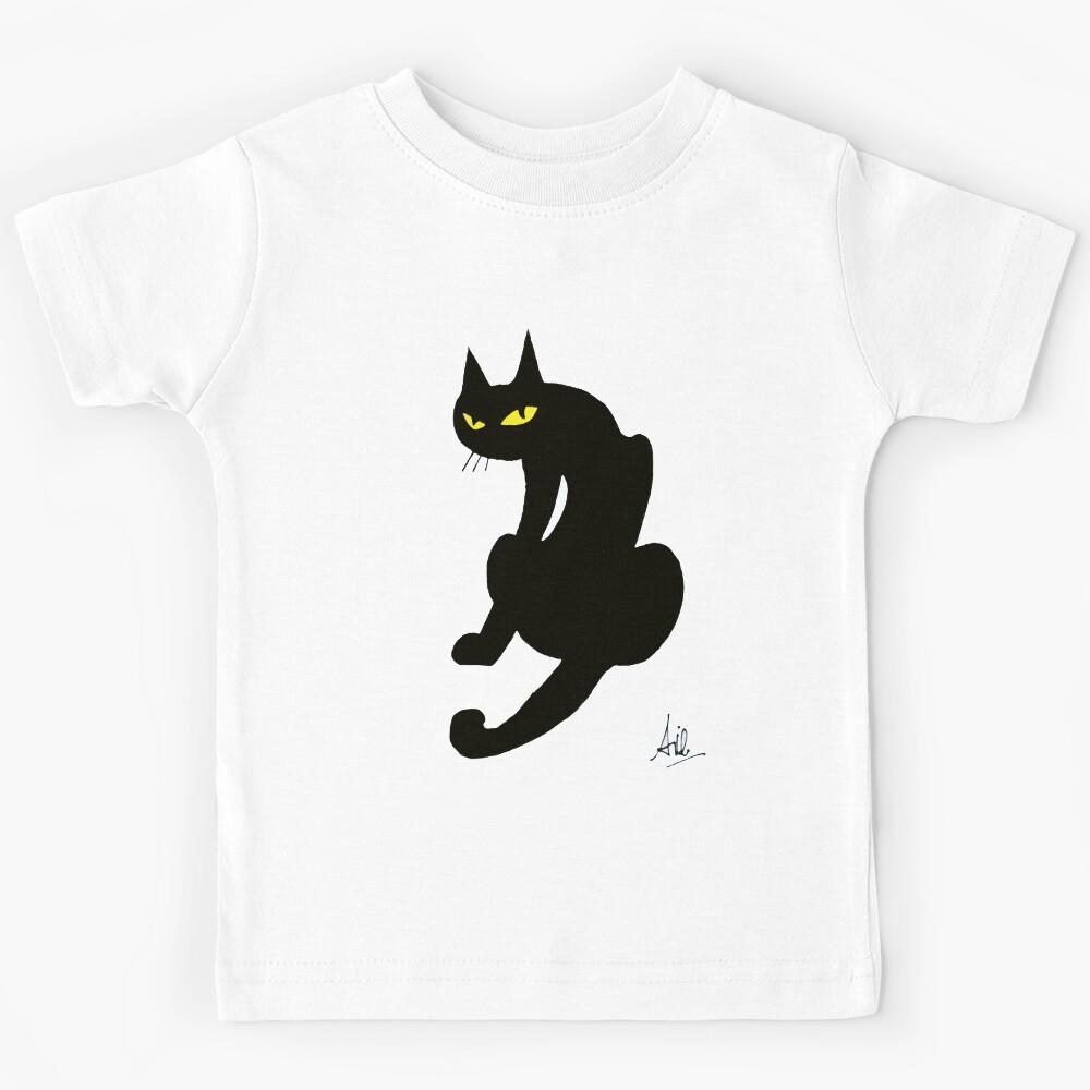 NINJA BLACK CAT Kids T-Shirt 150