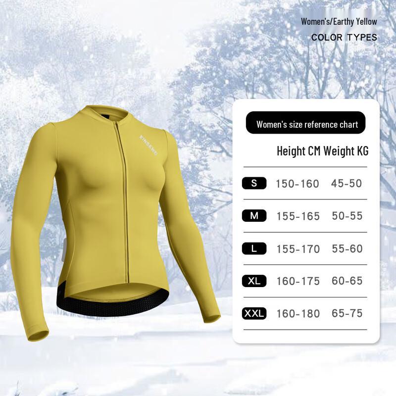 WEZHO Women's Winter Warm Fleece Cycling Jersey