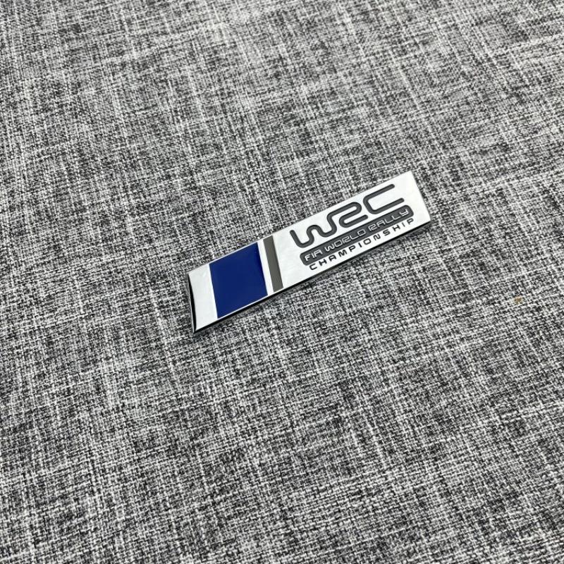 Car modification WRC labeling suitable for WRC rally body scratches decorative stickers WRC metal labeling