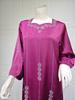 Dubai Satin Embellished Muslim Jalabiya Dress