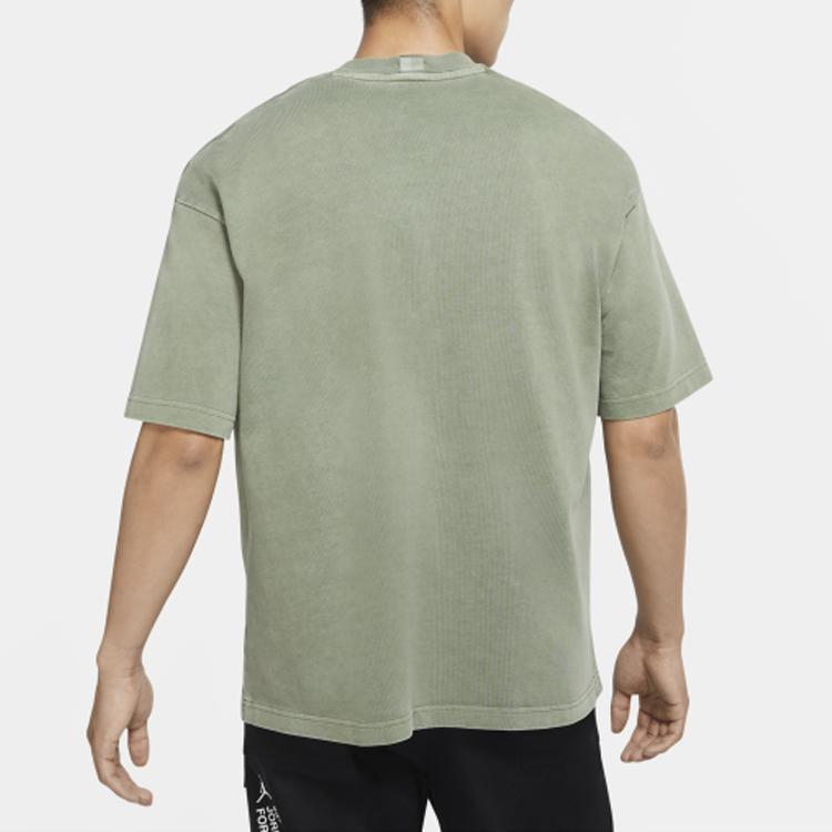 Jordan Ανδρικό Μπλουζάκι Κοντομάνικο Σχεδιασμένο Μπλουζάκι Ανδρικά Τοπ Spiral-Sage CK9187-319