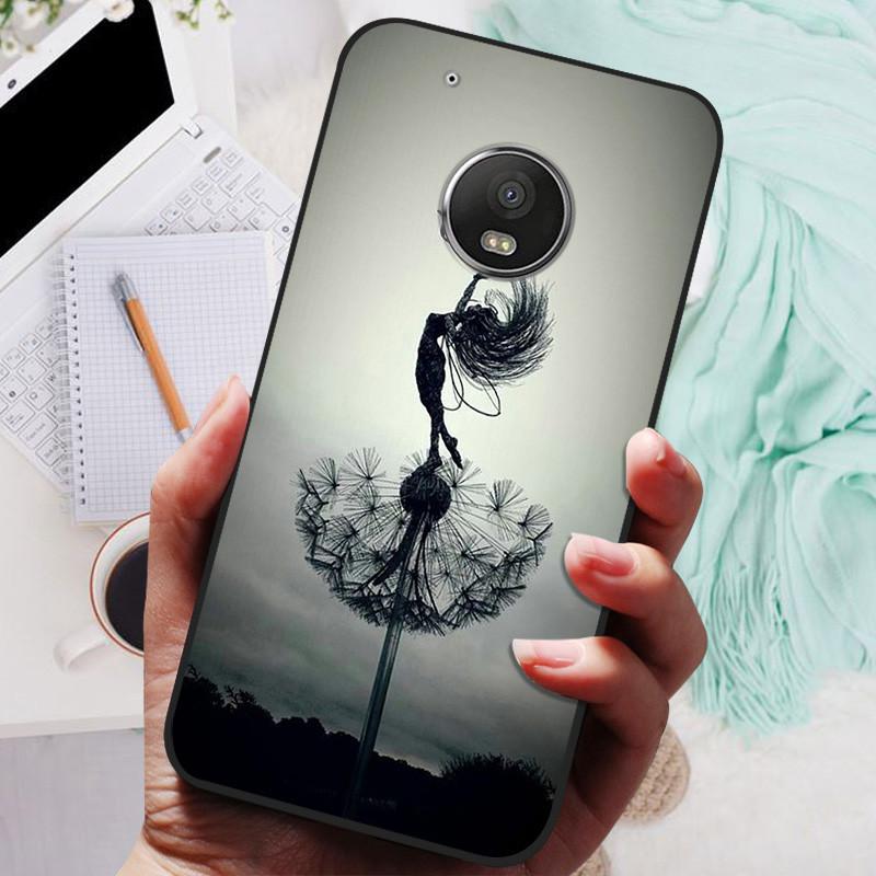 Pro Motorola Moto G5 Plus Pouzdro Černý Kryt Lev Vlk Silikonový Měkký Zadní Kryty Pro Moto G5 Plus Pouzdro Na Telefon G5+ Ochranný Kryt