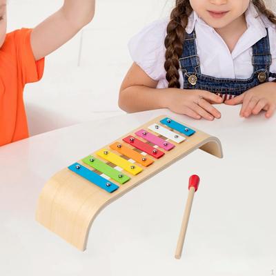 8 Note Xylophone, Kids Music Learning Toys, Classic Educational, Instrument Toy for Players