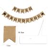 Burlap Banner Delicate We Are So Proud of You Pull Flag Graduation Season Bunting Party Decoration
