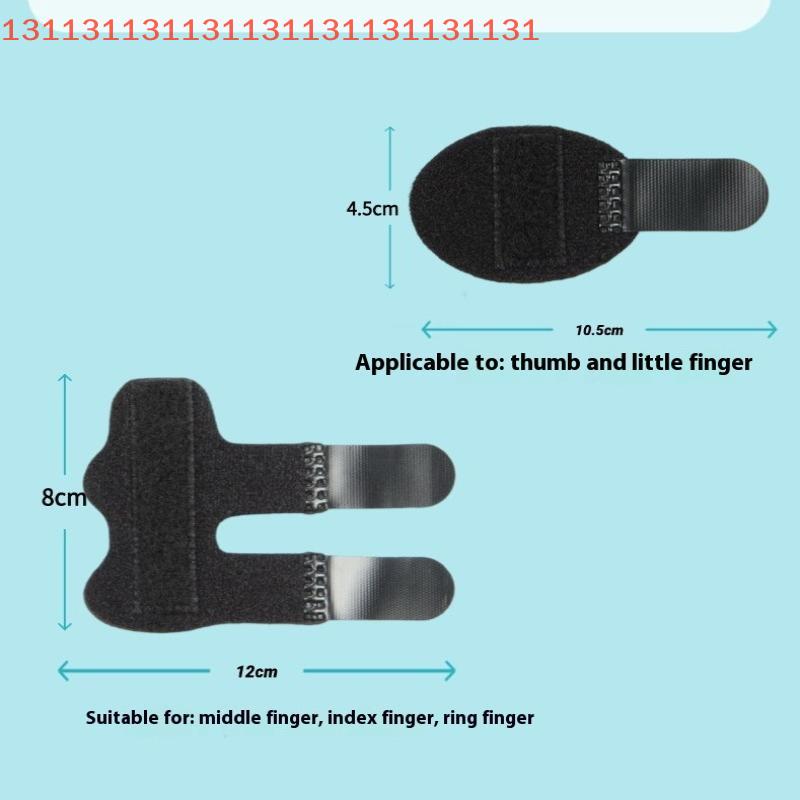 Knuckle Care Finger Splint, Adjustable Brace with Aluminium Plate Support for Straightening Corrector Recovery