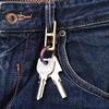 1Pc Waist Belt Buckle Durable Brass Mini Portable Keychain Simple Smooth Polished Keychain Hook Key Chain Clip Belt Use