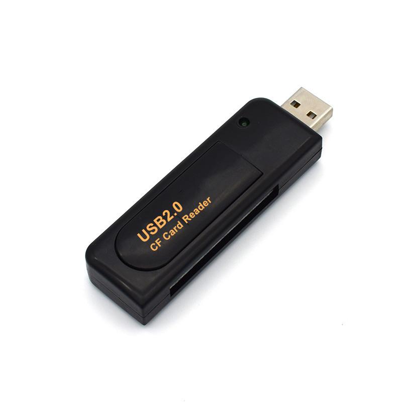 

USB 2.0 CF Card Reader for CCD Digital Camera Compact Flash Memory Card Viewer Writer Data Transfer Adapter Extend Memory Dongle чёрный