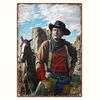 Vintage "The Searchers" Metal Tin Sign - Nostalgic Western Film & TV Theme, Aluminum Wall Art Decor, , Perfect for Home, Living